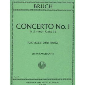 Bruch, Max - Concerto No 1 in g minor Op. 26 for Violin and Piano - by Francescatti - International